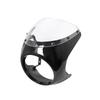 Retro Black Motorcycle Headlight Deflector Cover