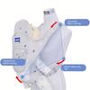 Carregador Tradicional Simples de Alças Frontais Multi-função Alças de Conforto Estrutura Macia Rede para Envolver Bebê Sling Wrap