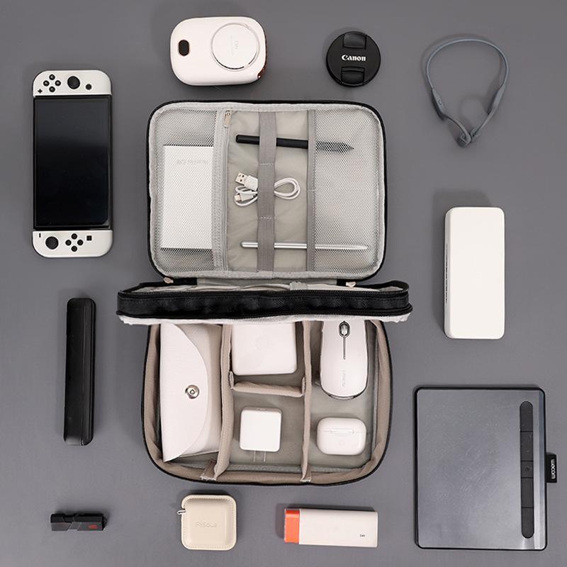 Beilian Digital Accessories Organizer: Cable, Phone, Earphones, Power Bank, Cosmetics Storage Bag
