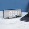 Sveglia digitale per camera da letto Orologio da scrivania Funzione snooze Volume regolabile Luminosità Dimmer