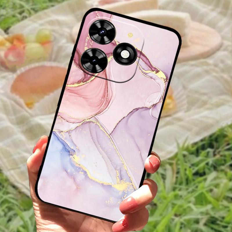 For Tecno Spark 20 20C Case Cover Silicone Soft Marble Black Bumper Funda Coque for Tecno Spark 20 Pro Protective Shells Spark20