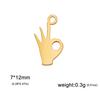 5pcs/lot Stainless Steel Gold Charms Irish Knot Hand Sun Flower Tree Ribbon Pentagram DIY Pendant for for Jewelry Making