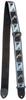 Fender 2" Monogrammed Strap, BlackLight GreyBlue