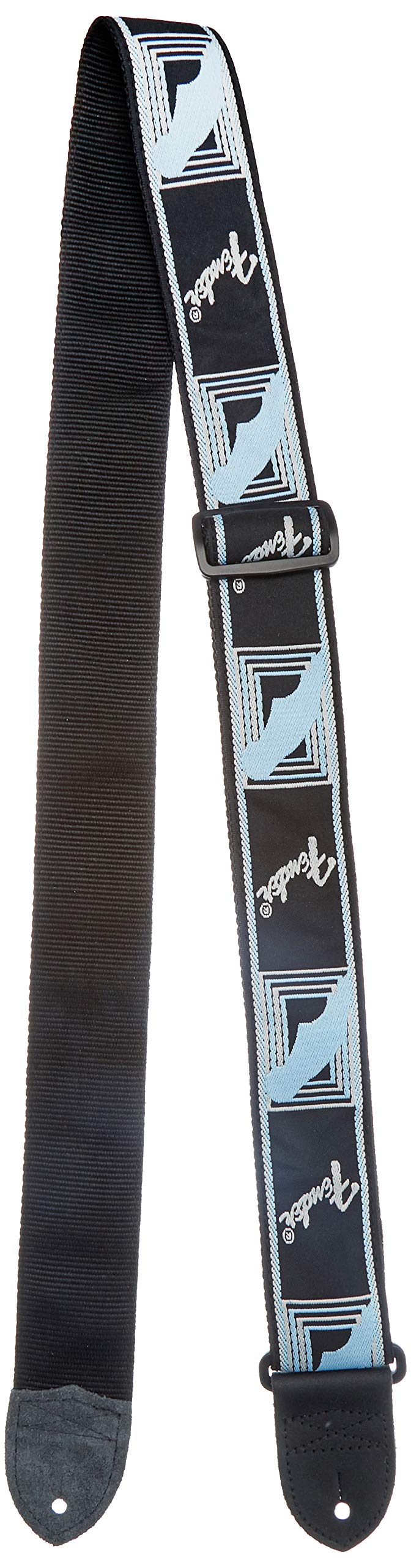 

Fender 2 Monogrammed Strap, BlackLight GreyBlue