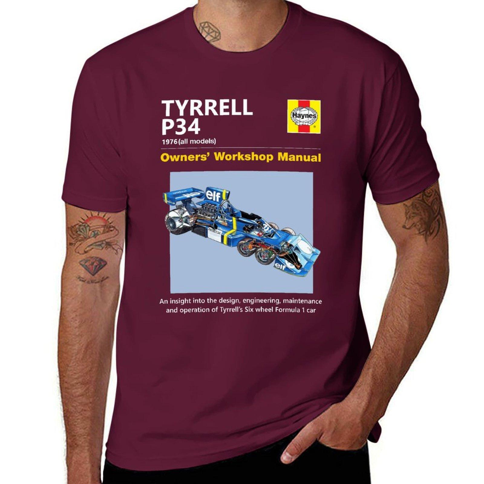 

Tyrrell P34 T-Shirt graphic tee shirt graphics heavyweight t shirts for men 3XL