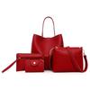 2024 Spring Lychee Grain Women's Fashion Large Handbag & Crossbody Bucket Bag Set