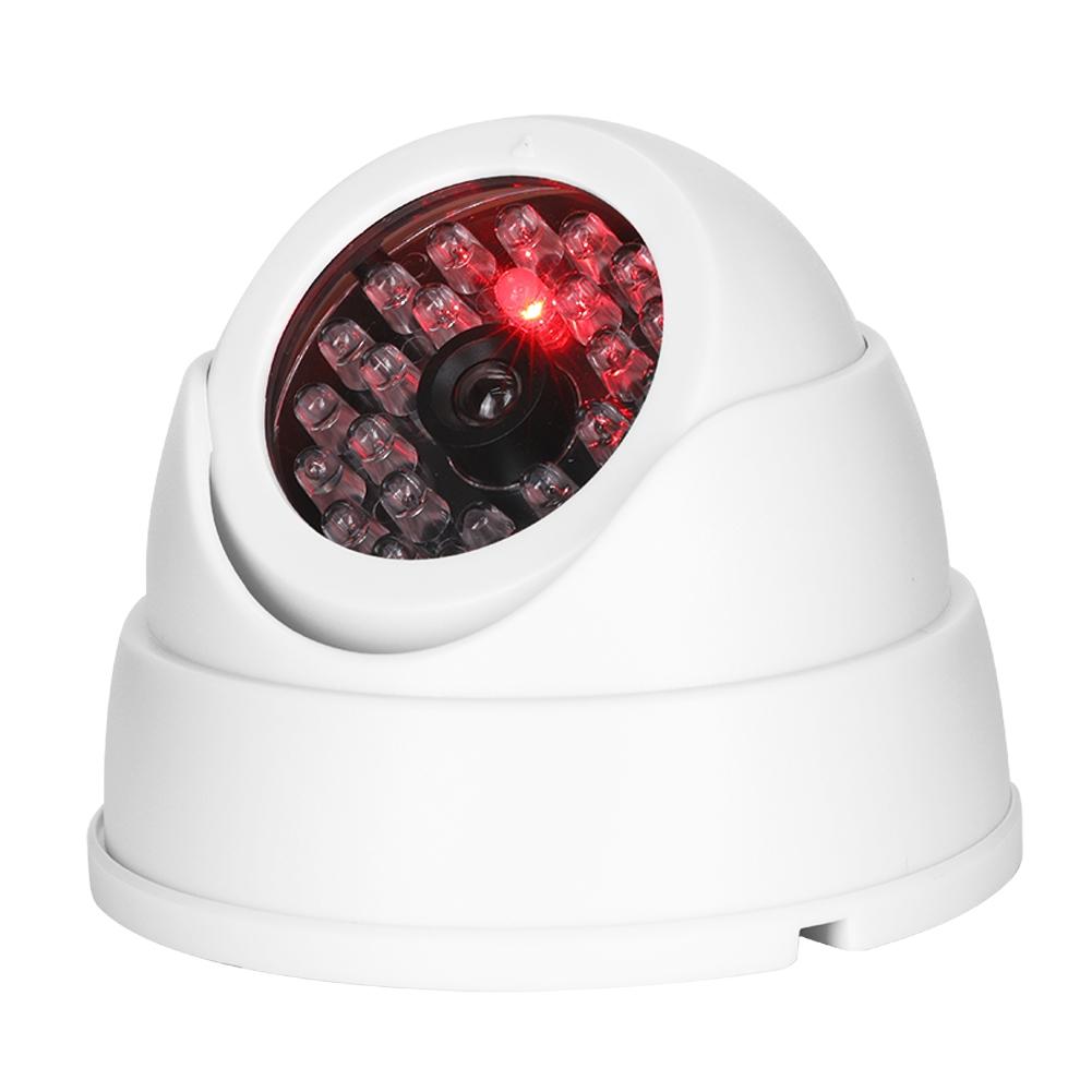Mr‑18b Wireless Indoor Outdoor Dome Simulated Surveillance Camera with 30pcs Dummy IR LEDs