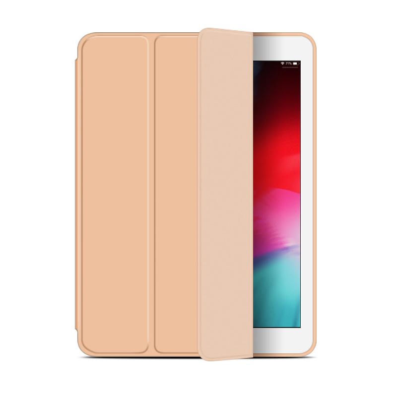Capa com suporte triplo para iPad air 1 2 3 iPad pro 10.5 Capa Traseira de Silicone Macio ipad 2 3 4 7 8 9 pro 11 Geração Capa Protetora à Prova de Choque cover