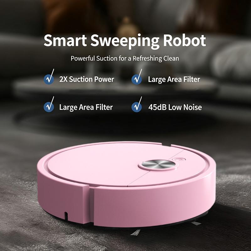New Automatic Robot Vacuum Cleaner Smart Sweeping Dry Wet Cleaning Machine Charging Intelligent Vacuum Cleaner For Home