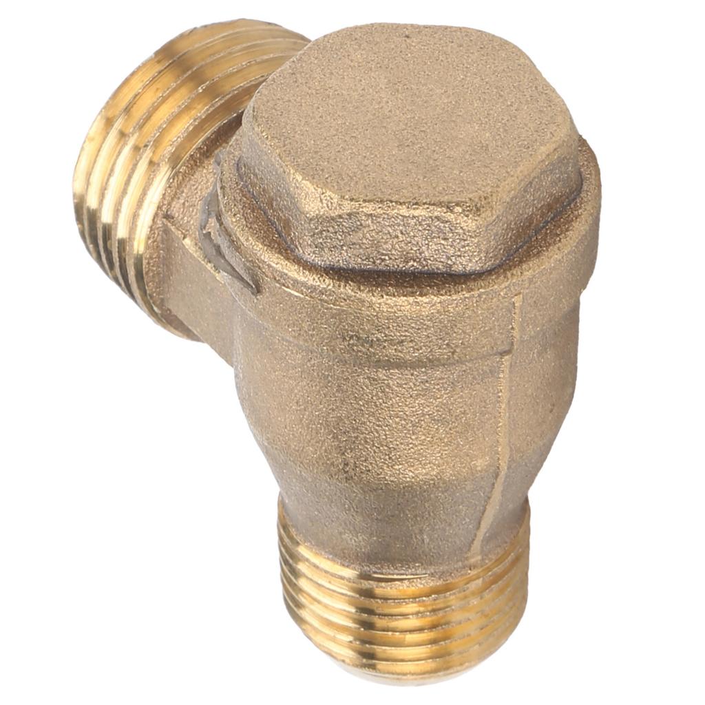 Brass Check Valve 2 Way Non-Return Valve for S Pneumatic Hydraulic Systems