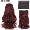 Synthetic Long Wavy Halo Hair Extensions No Clip In Natural Hidden Secret False Hair Piece Synthetic Heat-Resistant Fiber
