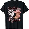 9th Birthday Cowgirl Boots Hat Western Rodeo Outfit T-Shirt