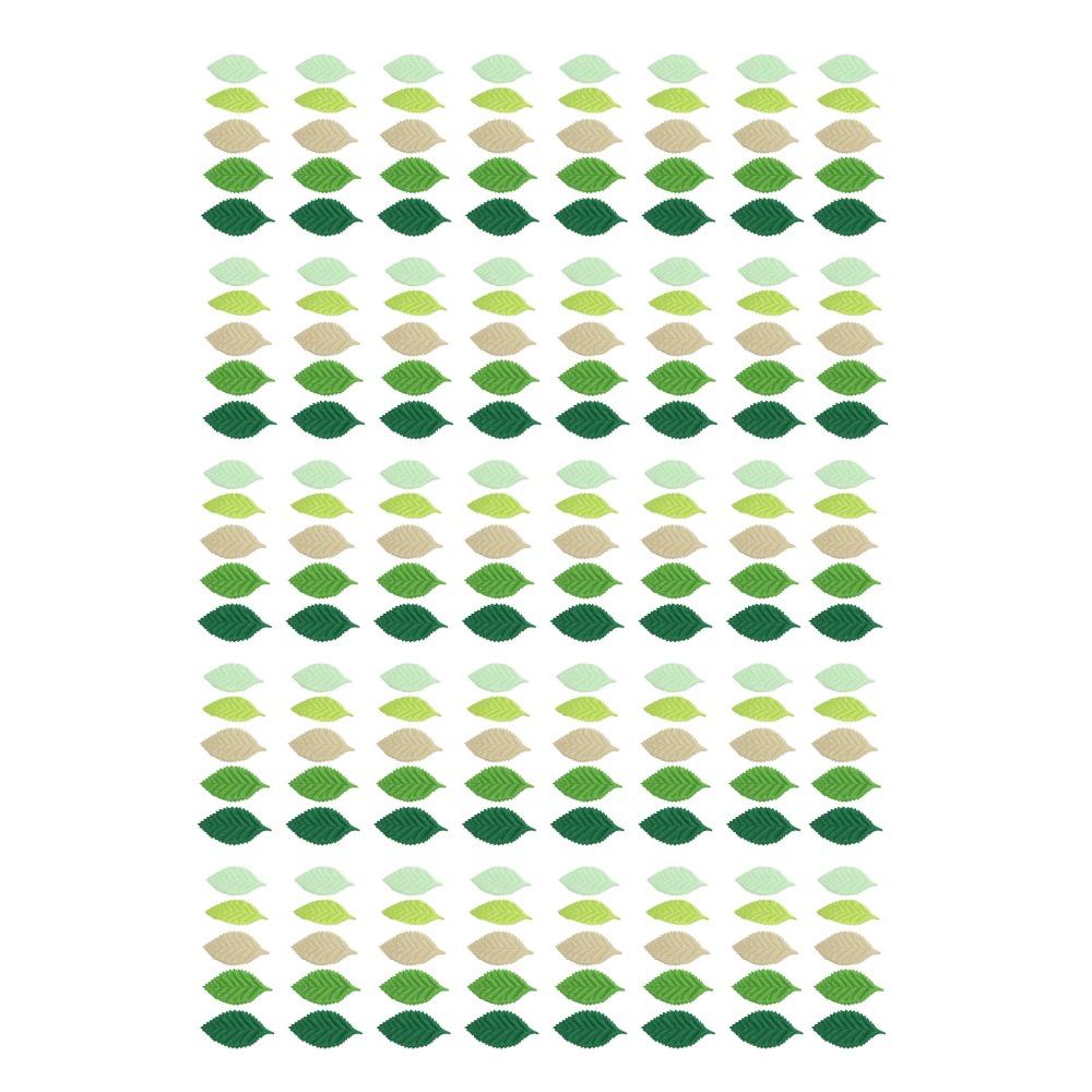 200pcs High Simulation Simulation Leaves Exquisite Details Fabric Leaves  DIY Crafts