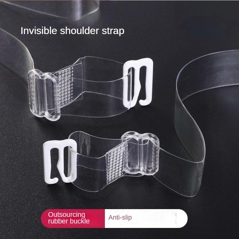 Transparent Invisible Shoulder Strap Non-Slip Anti-Allergy Seamless Bra Strap Bra Ultra-Fine Strap Bra Belt Widened and Lengthened