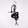 New Cartoon Plush Bow Love Pendant Keychains For Women Y2K Bag Hanging Jewelry Gift Decoration Accessories