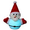 Pere noel plastique bonnet rouge lumineux