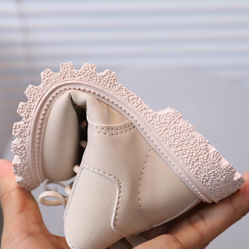 Jungen Mädchen Herbst Winter kurze Stiefel seitlicher Reißverschluss Design rutschfeste wasserdichte langlebige Schuhe