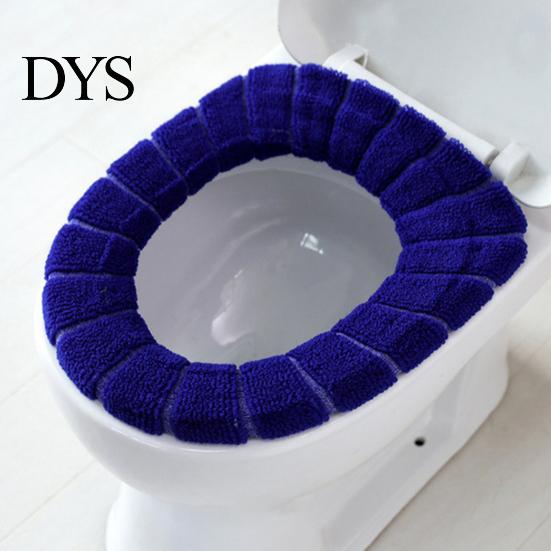 Mat Toilet Seat Cover Comfortable Reusable Fiber Washable Cushion for Bathroom