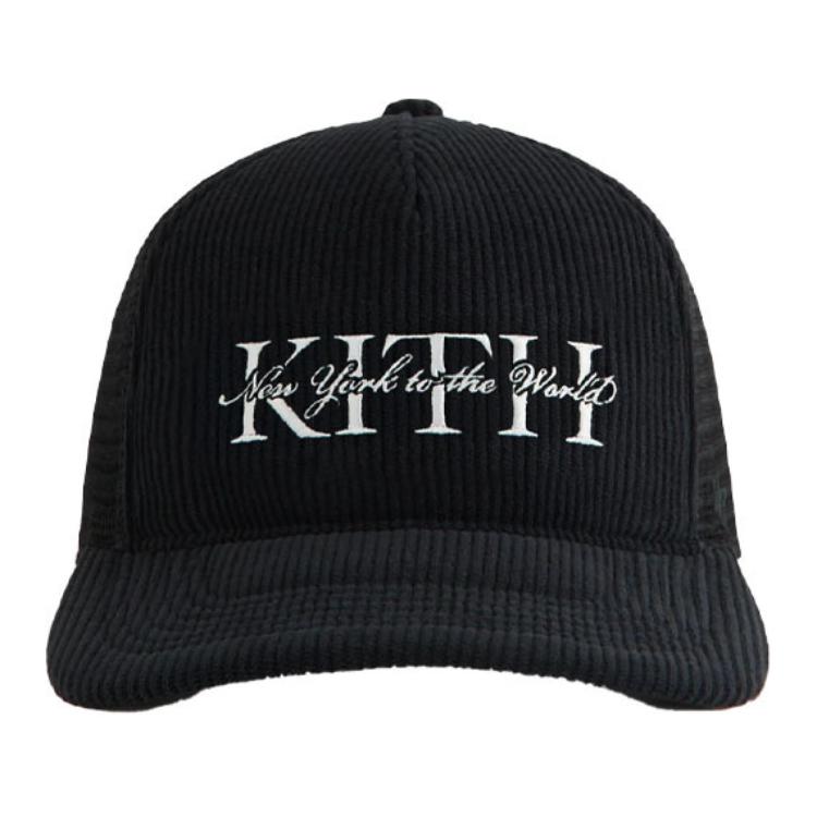 

Kith X 47 Fitted Trucker Hat - Black Unisex Hats KT-4781 M