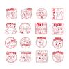 Face Stamp Penetration Stamp SQ You for Your Support Children's Pokémon Pikachu/Thank 2871-025