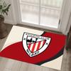 Athletic Bilbao Football Design Crystal Velvet Carpet Cozy Non?Slip Printed Rug For Bedroom Living Room Entrance