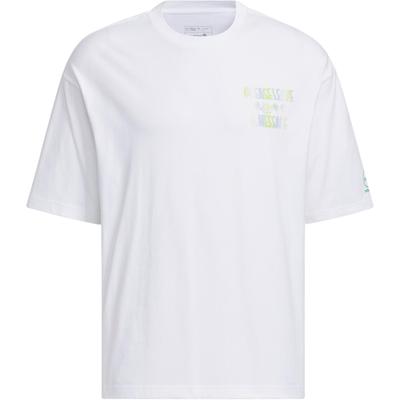 adidas Alfabe Baskılı Neo Vibe Kolektif Tişört Unisex Üstler Beyaz IA6736