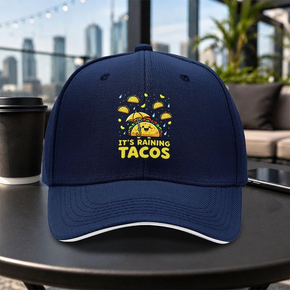 Cartoon Burrito Sandwich Baseball Cap Unisex Adjustable Duckbill Hat for Travel Parties Daily Wear Multiple Colors