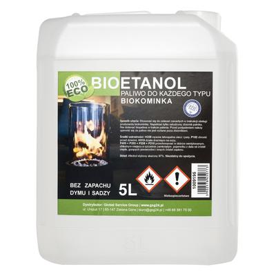Bioalcool bioetanol BIO combustibil pentru bioșemineu 5L
