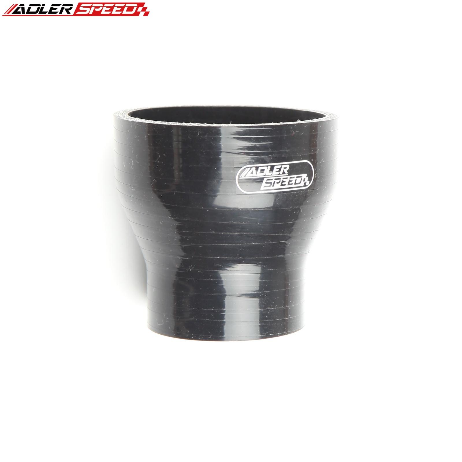 3.5 -2.5 (89-63mm) ID Straight Silicone Hose Turbo Reducer Coupler Pipe Black 4ply