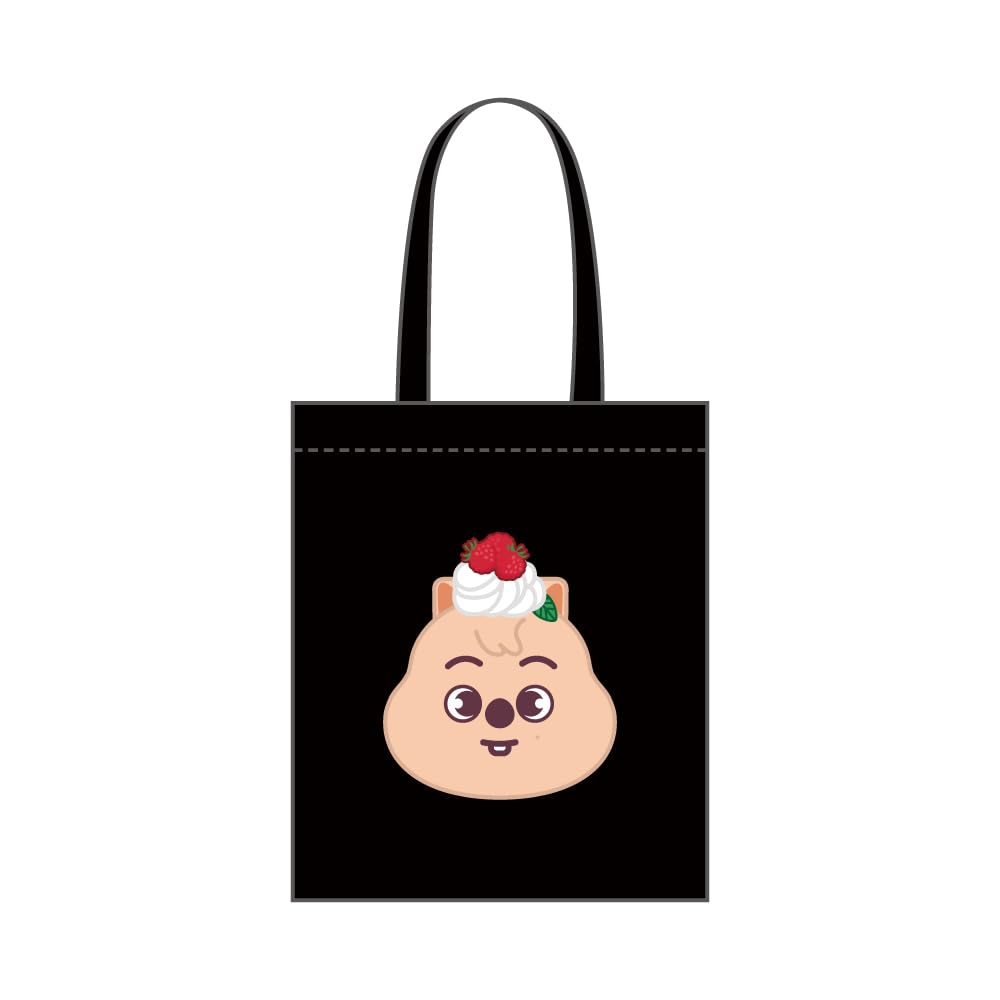 STRAY KIDS Canvas ECOBAG Canvas Eco Bag_ebl_skz_01 (BLACK_HAN)