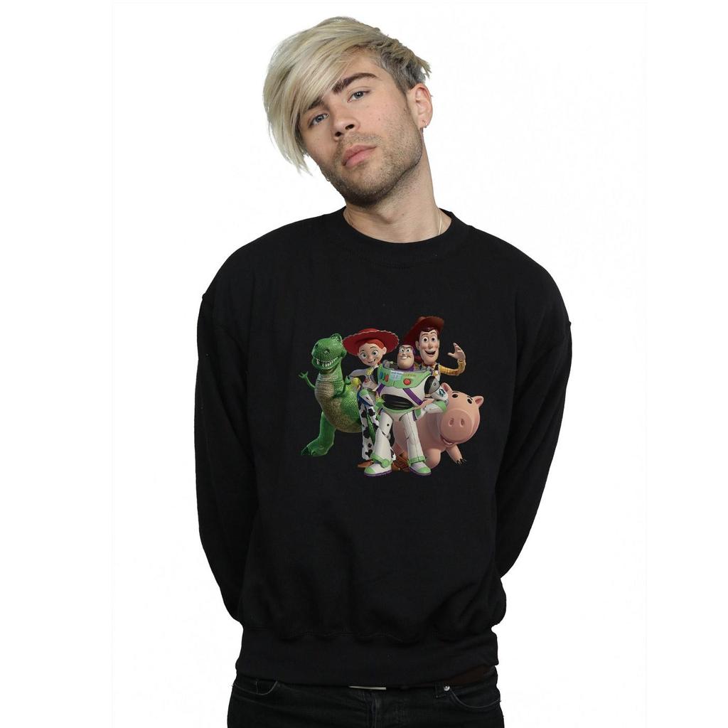Disney Mens Toy Story 4 Group Sweatshirt