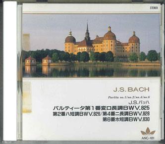 

CD GLENN GOULD - J.s.bach:partita No.1,2,4,6 ANC181 F.I.C Japan Obi Classical Used
