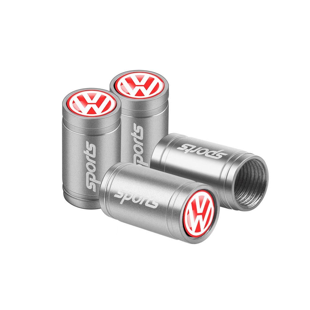 ADMVN1 For Volkswagen VW R Polo Passat Rline Golf 4 5 6 Tiguan Jetta GTI Bora Car Tire Valve Caps Metal Wheel Dust Covers Accessories