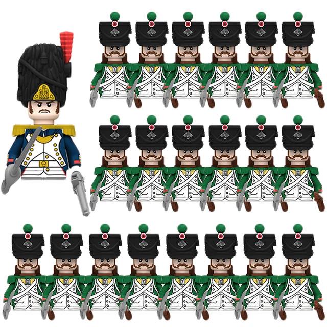 Kids Building Blocks Toy Napoleonic Wars Military WW2 Mini Dolls Soldier Duke Medieval Knights Officer Model Toy wholesale store