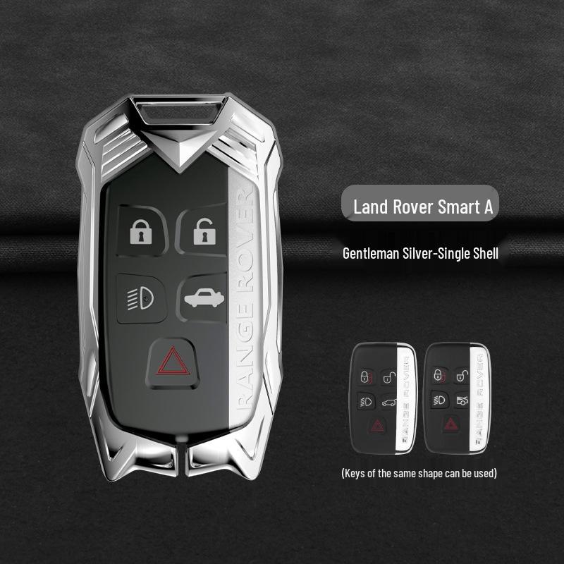 

Чехол для ключа Land Rover: Совместим с Discovery Sport, Range Rover Evoque, Discovery 4, Velar и 5 с брелоком