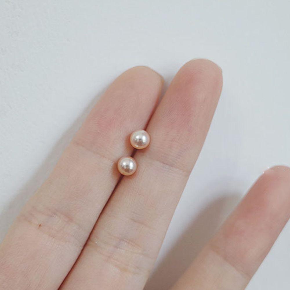 Color Party Lady Temperament Korean Earrings Women Jewelry Pearl Stud Earrings Fashion Design