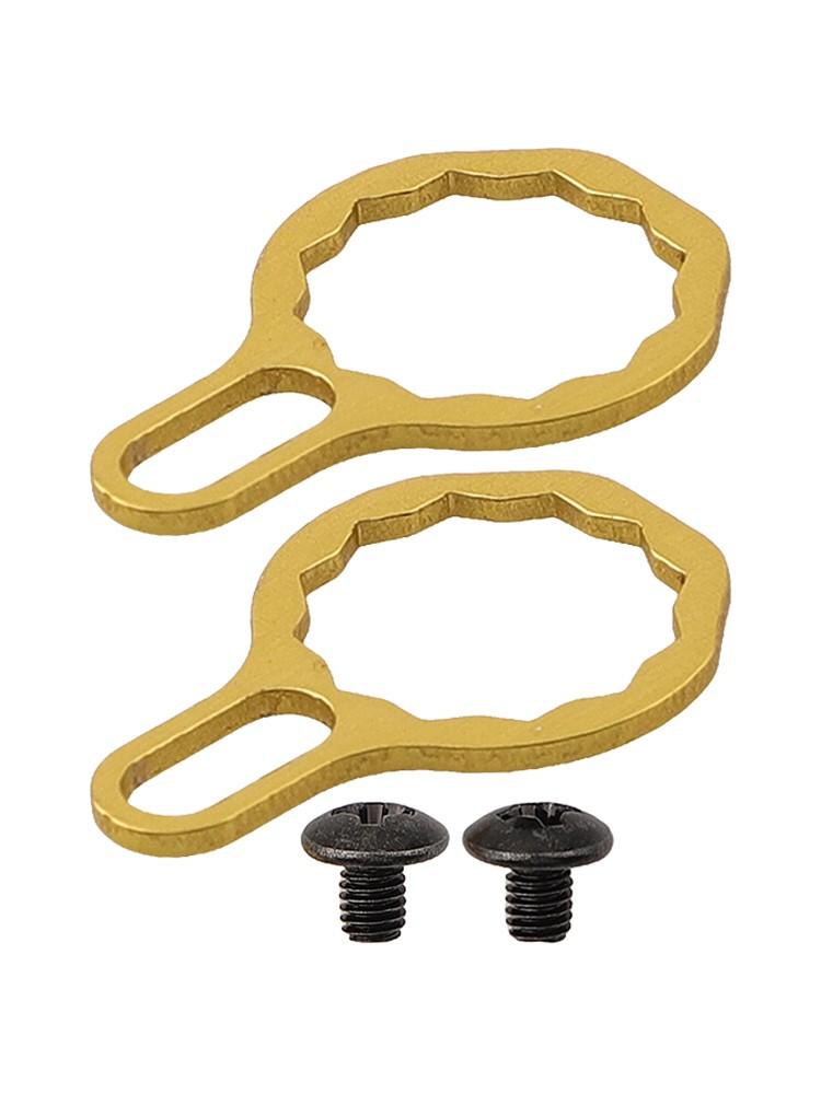 

Фирменная рыболовная водонепроницаемая стопорная пластина для колеса с гайкой золотой