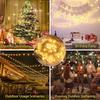 LED Crystal Ball String Lights Fairy Lights Waterproof 8 Modes with Remote Garland Lights for Home Party Garden Christmas Decor