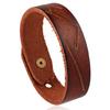Vintage men's leather bracelet - stylish and versatile european & american punk style bangle