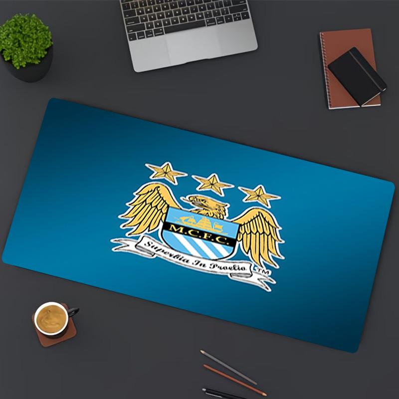 Manchester City FC Print Mouse Pad, for Keyboard Pad Laptop PC Mat for Office Home Use, Desk Decor, Perfect Birthday Gift for Gamers
