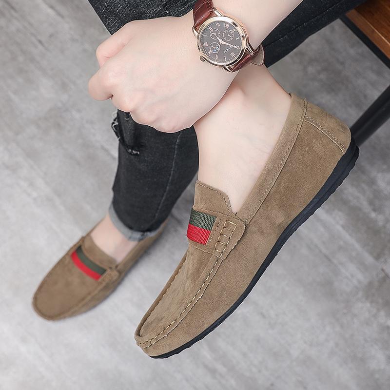 Men's Outdoor Ultra-light Casual Shoes Business Driving Shoes Toe Shoes