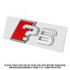 1PC Aluminum ?3 ?4 ?5 ?6 ?7 ?8 ?3+ ?4+ ?5+ ?6+ ?7+ ?8+ Emblem Car Trunk Logo Sticker For Audi A3 8P S3 8V A4 B8 B6 B7 A6 C6 C5 S