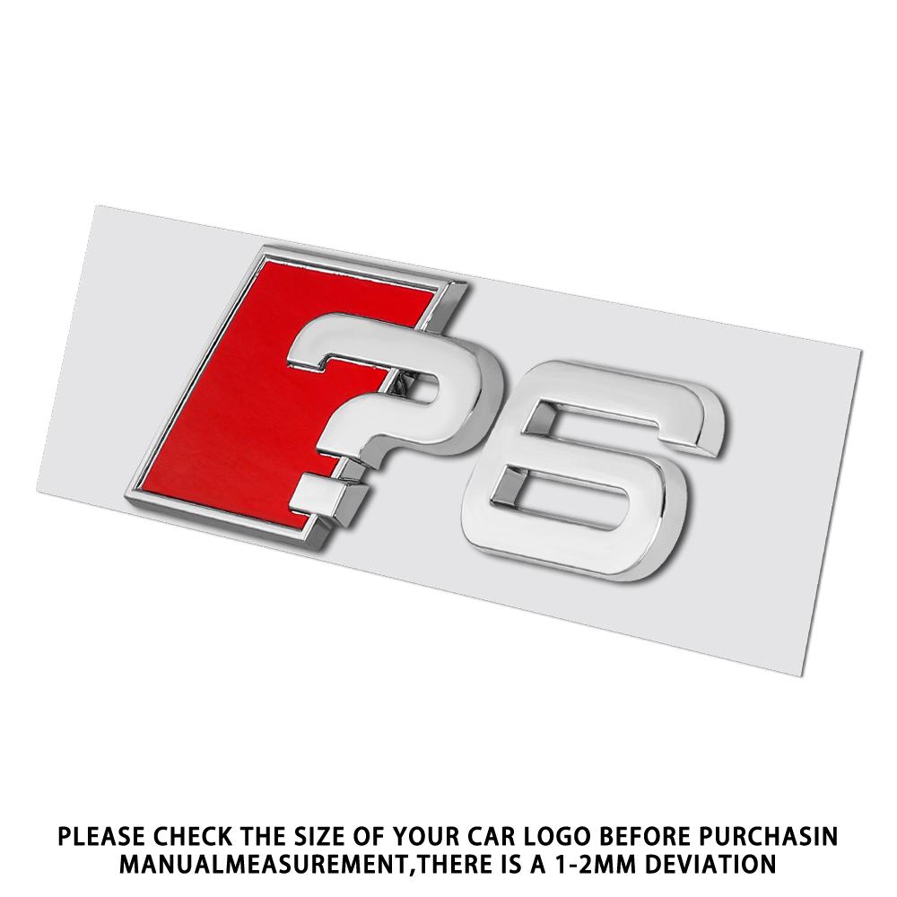1PC Aluminum ?3 ?4 ?5 ?6 ?7 ?8 ?3+ ?4+ ?5+ ?6+ ?7+ ?8+ Emblem Car Trunk Logo Sticker For Audi A3 8P S3 8V A4 B8 B6 B7 A6 C6 C5 S