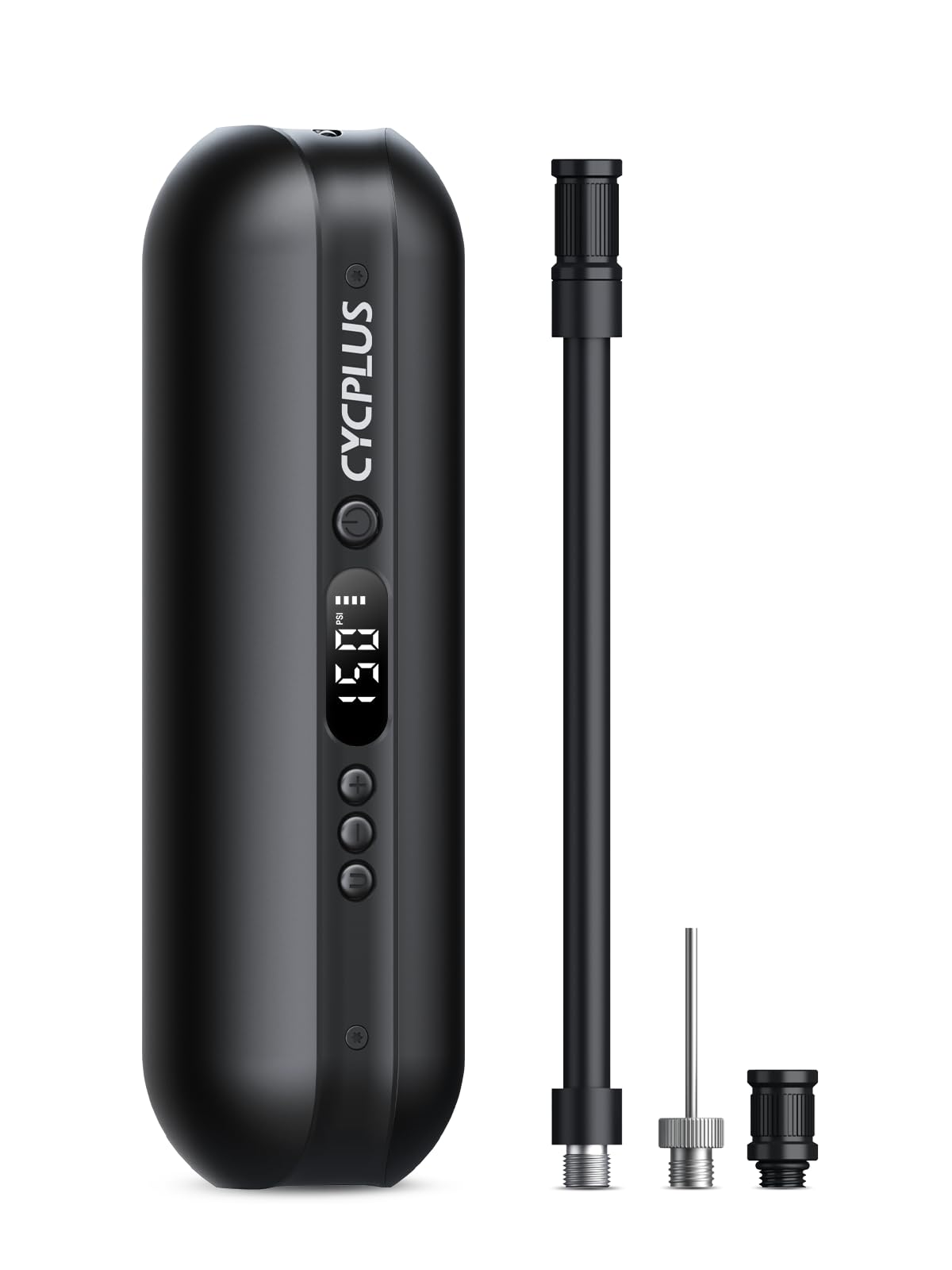 

CYCPLUS Bicycle Electric Air Pump for Road Cross and USB Ball and British Style Pump, Portable, Compact, Bikes, Bikes, Motorcycles, Rechargeable, чёрный