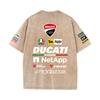 2026 Letní závodní oblek Ducati F1 Tým Red Bull Verstappen Uniforma Krátký rukáv Vintage praná trička Kulatý výstřih Trička
