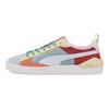Puma Suede Block Wt Foam Strip 2 Sports Patchwork Low-Top Sneakers Unisex Sneakers Blue Red White 383895-02