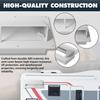 TonGass RV Range Hood Vent Cover For Camper, RV Exhaust Side Stove Vent Cover Replacement For Trailers & Motorhomes, Includes 10 Screws - White