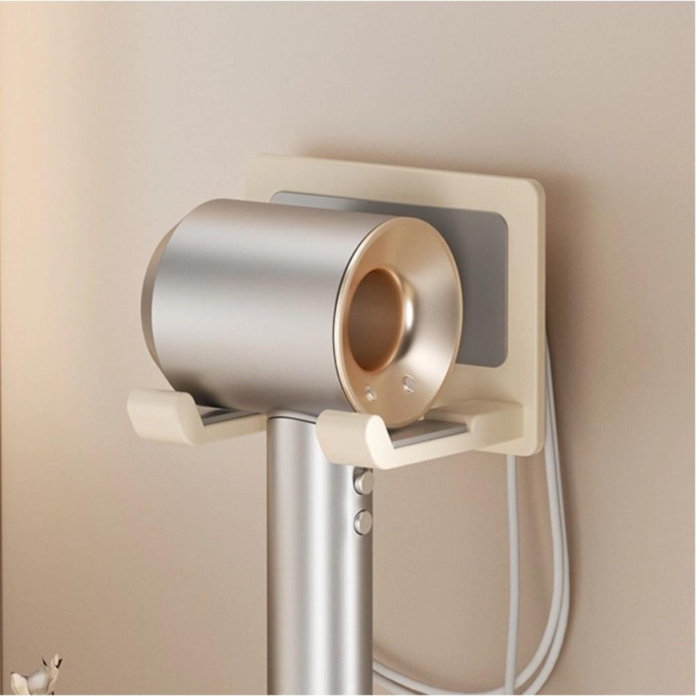 Wall Mounted Hair Dryer Holder with Non-Slip Pad air Dryer Storage Rack Dryer Hair Stand  Bathroom
