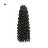 Women Dreadlocks Curly Wig Bohemian Crochet Braiding Hair Deep Wave Synthetic Hair Natural Looking Ladies Long Ponytail Hair Extension