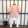 Kinder Hanbok Anzug Sommer Baby Kinder Chinesischer Stil Kleidung Jungen Geburtstagskleid Tang Anzug Aufführungskleidung